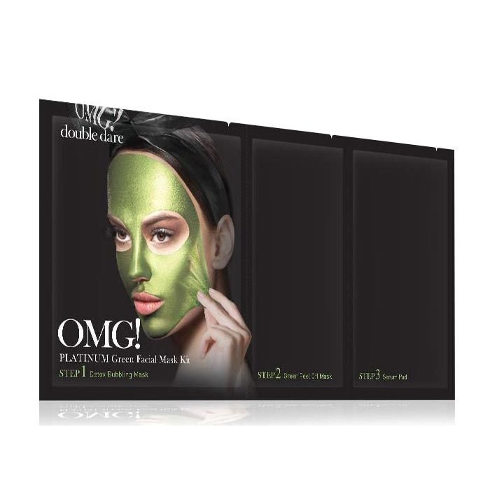 OMG! PLATINUM Green Facial Mask Kit