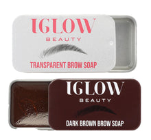 Load image into Gallery viewer, IGLOW eye brow Soap Set (transparent + brown)
