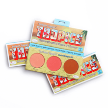 Load image into Gallery viewer, TROPICS POWDER TRIO - MODEL ROZ X THEBALM
