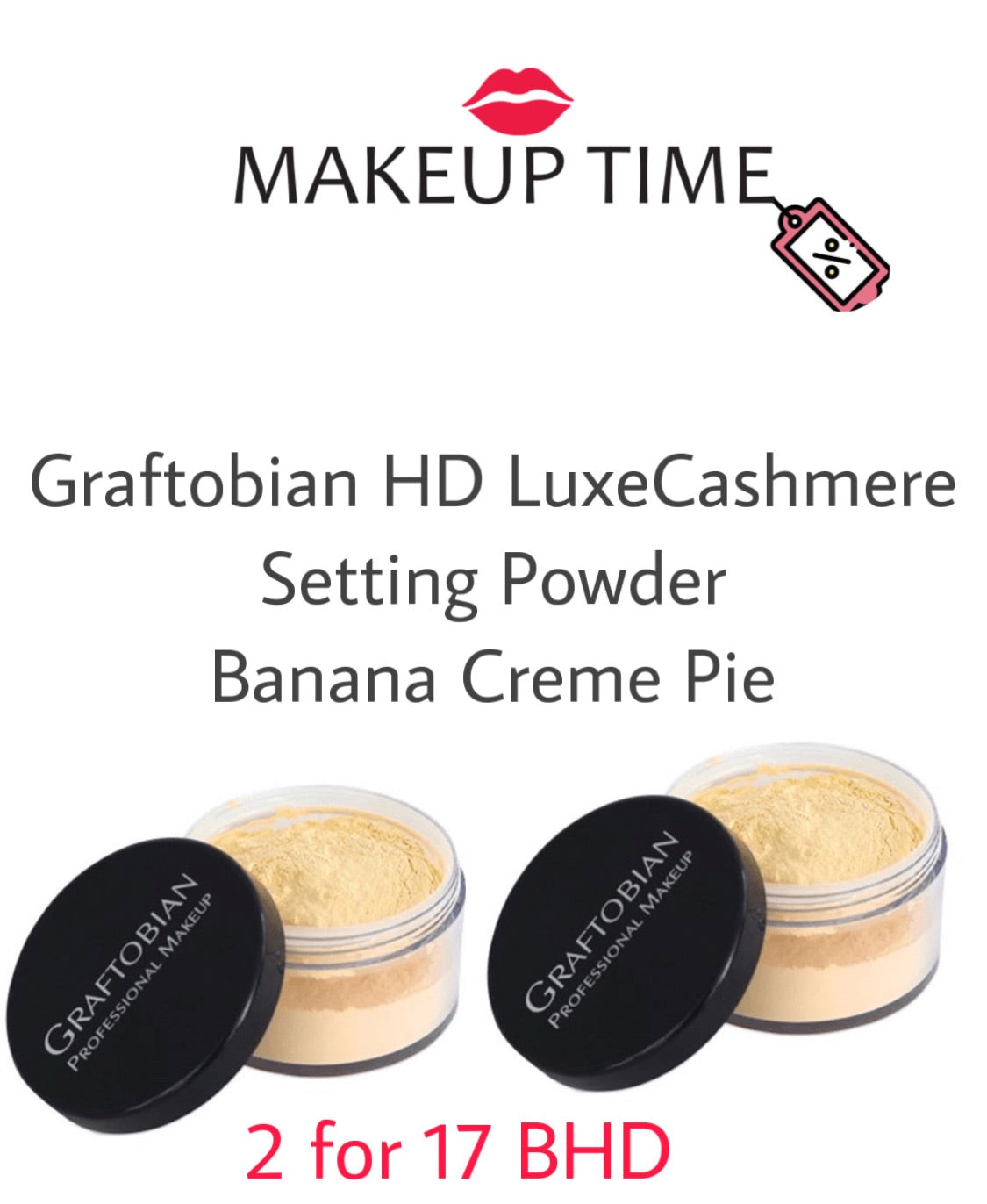 Graftobian Luxe Cashmere HD Setting Powder