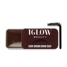 Load image into Gallery viewer, IGLOW Eyebrow Dark Brown Soap
