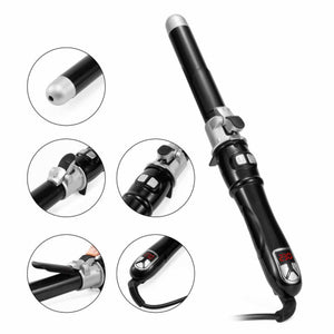 Auto hair curler iron rotating curler